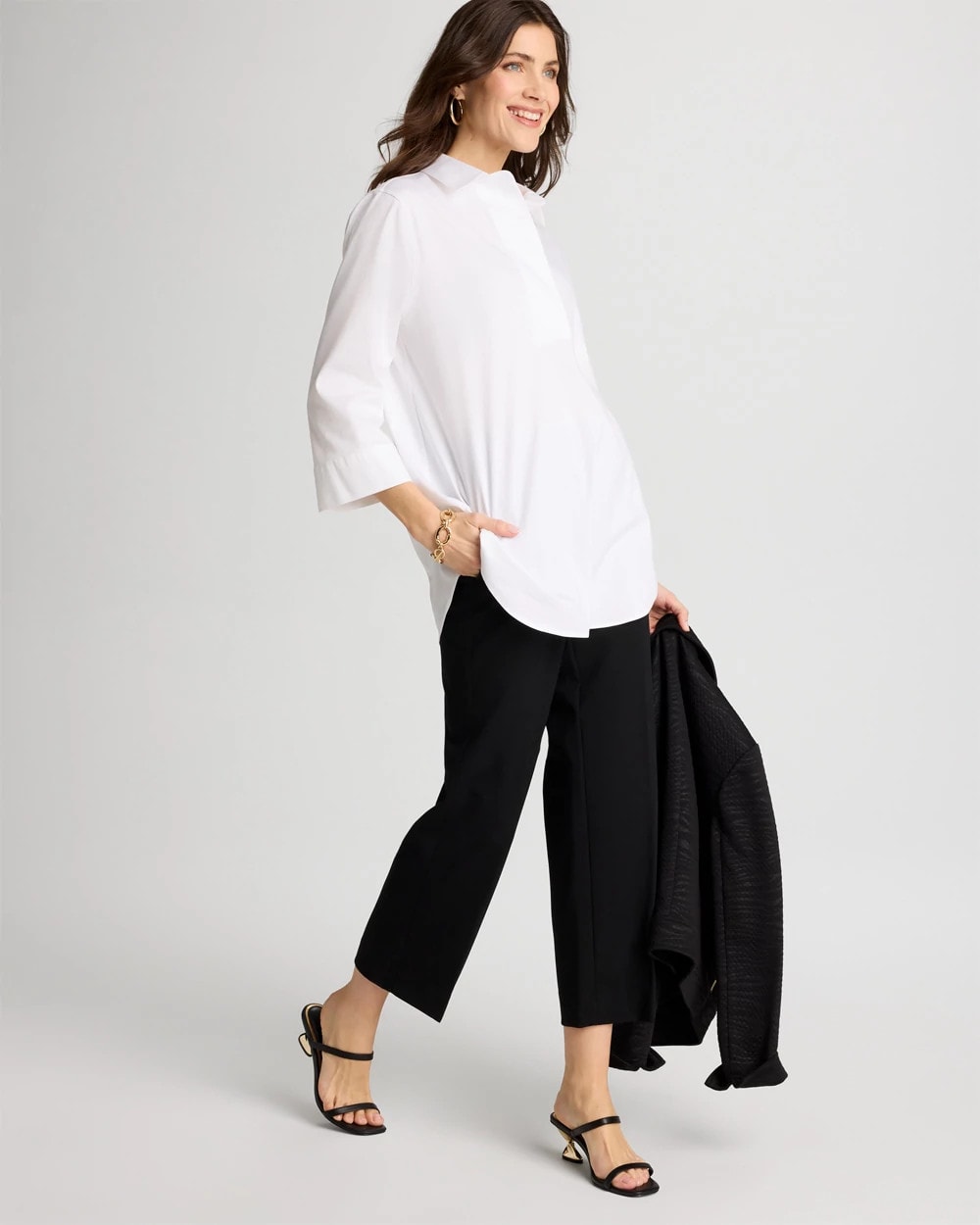 Juliet Lightweight Straight Crop Pants | Chico's